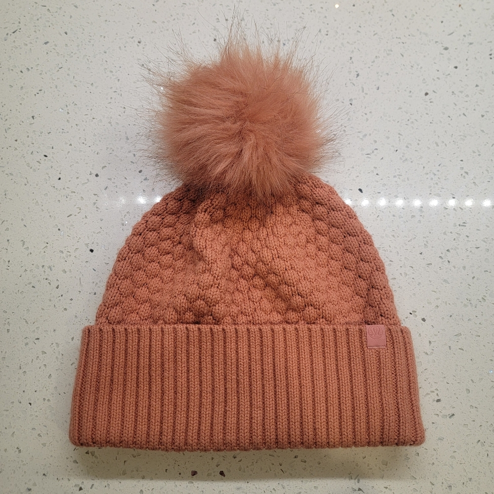 Lululemon Salmon Wool BLBeanie with Pom Pom